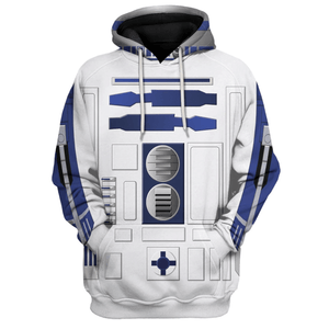 R2 D2 Robot Costume Hoodie Sweatshirt T-Shirt Sweatpants – MNP262CSSTW