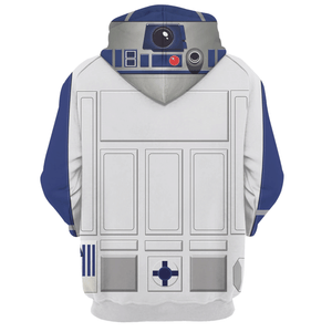 R2 D2 Robot Costume Hoodie Sweatshirt T-Shirt Sweatpants – MNP262CSSTW