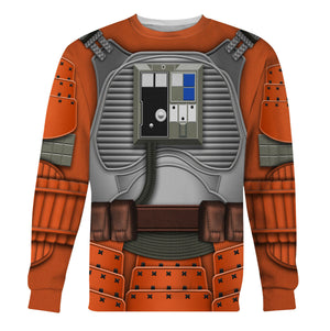 Rebel Pilot Samurai Costume Hoodie Sweatshirt T-Shirt Sweatpants – MNP223CSSTW