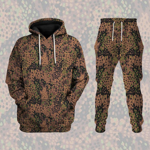 German Pea Dot Camo Hoodie, Pants Set for Cosplay, Costume MNP003CS