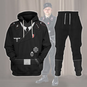 Heer Panzer Wehrmacht Military Uniform Hoodie, Sweatshirt, T-Shirt Costume for Cosplay MNP001CS