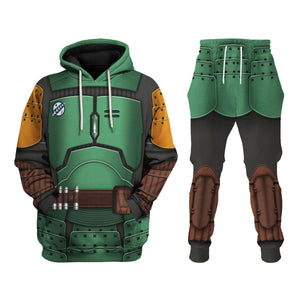 The Book of Boba Fett Samurai Costume Hoodie Sweatshirt T-Shirt Sweatpants – MNP246CSSTW