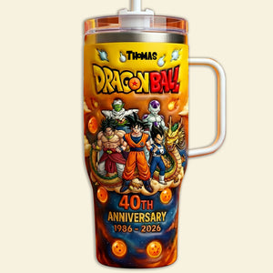 40th Anniversary - Personalized Seven Balls Tumbler With Handle - MNP04001T