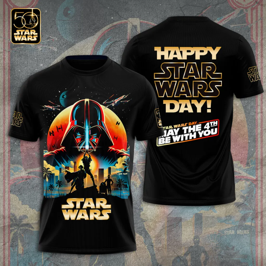 Galactic Saga 50th Anniversary - Personalized All Over Shirt - MNPS0103STW