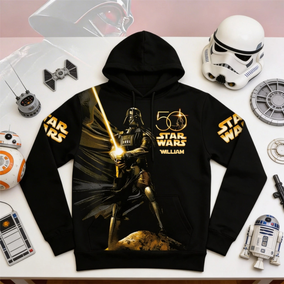 Galactic Saga 50th Anniversary - Personalized All Over Shirt - MNPS0102STW