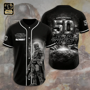 Galactic Saga 50th Anniversary - Personalized Baseball Jersey - MNPS0412NL