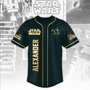 Galactic Saga 50th Anniversary - Personalized Baseball Jersey - MNPS0407NL