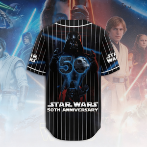 Galactic Saga 50th Anniversary - Personalized Baseball Jersey - MNPS0404NL