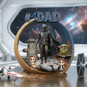 Strongest #1 Dad - Personalized Custom Shape Acrylic Plaque – MNPST0323