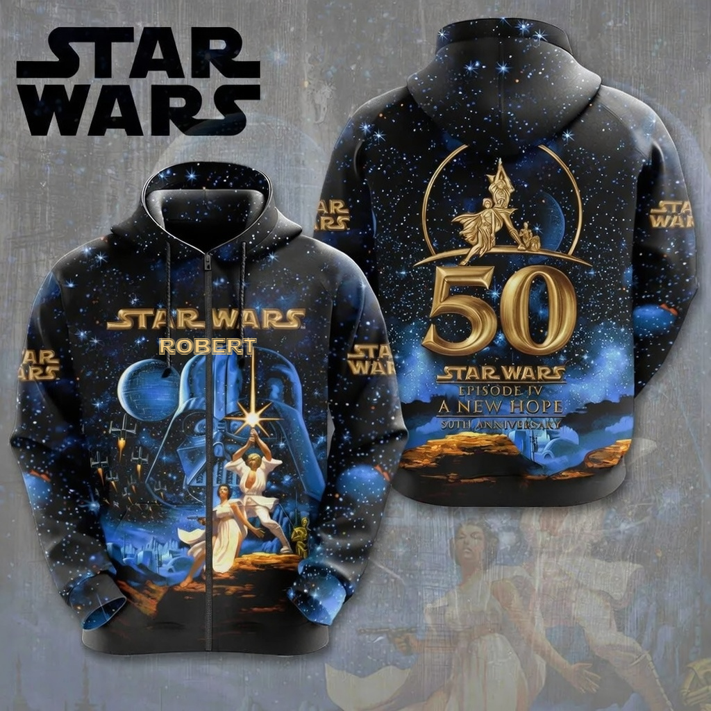 Galactic Saga 50th Anniversary - Personalized All Over Shirt - MNPS0105STW