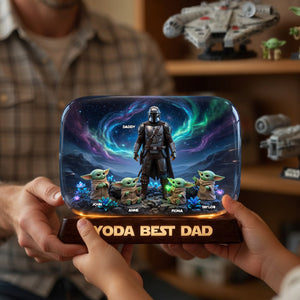 Our Galactic Hero - Personalized Custom Shape Acrylic Plaque – MNPST0322