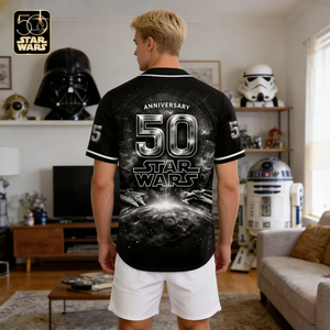 Galactic Saga 50th Anniversary - Personalized Baseball Jersey - MNPS0412NL