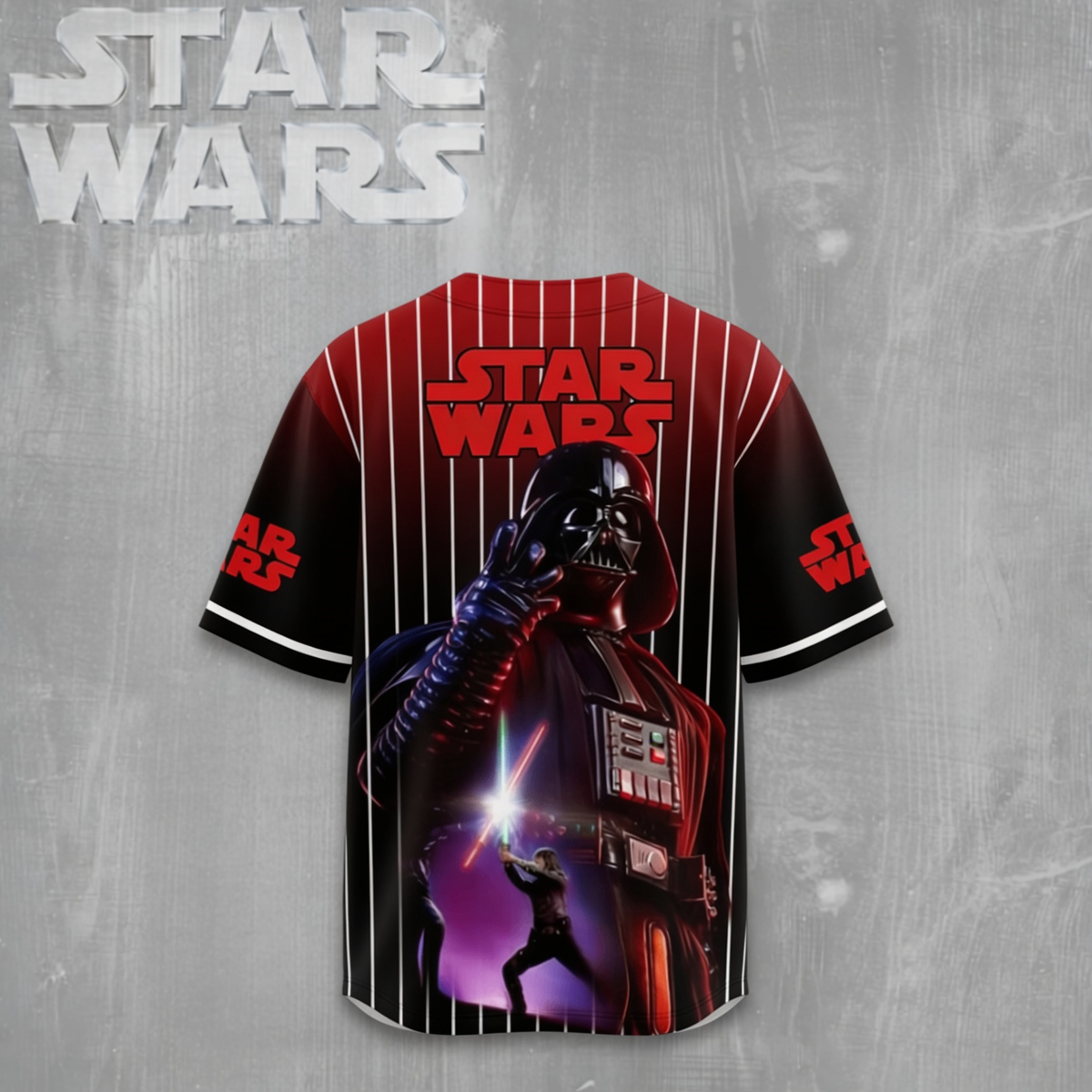 Galactic Saga 50th Anniversary - Personalized Baseball Jersey - MNPS0406NL