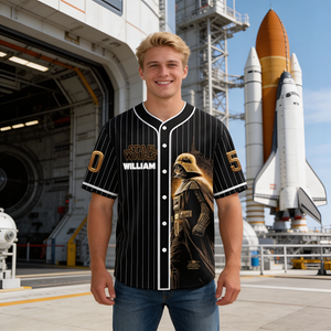 Galactic Saga 50th Anniversary - Personalized Baseball Jersey - MNPS0405NL