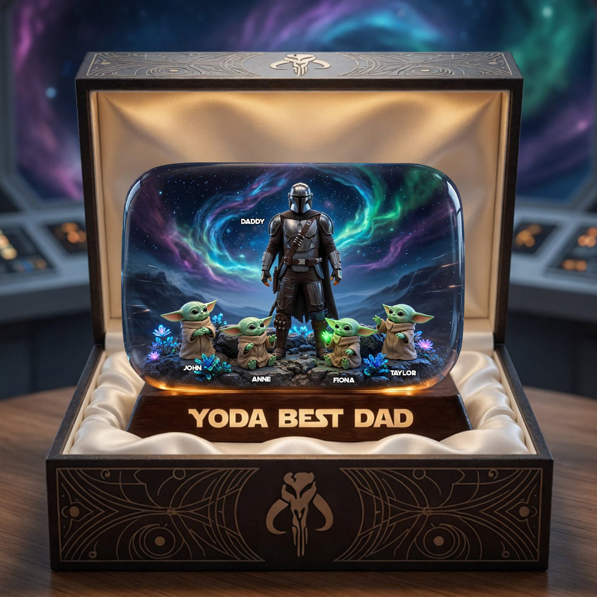 Our Galactic Hero - Personalized Custom Shape Acrylic Plaque – MNPST0322