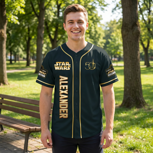 Galactic Saga 50th Anniversary - Personalized Baseball Jersey - MNPS0407NL