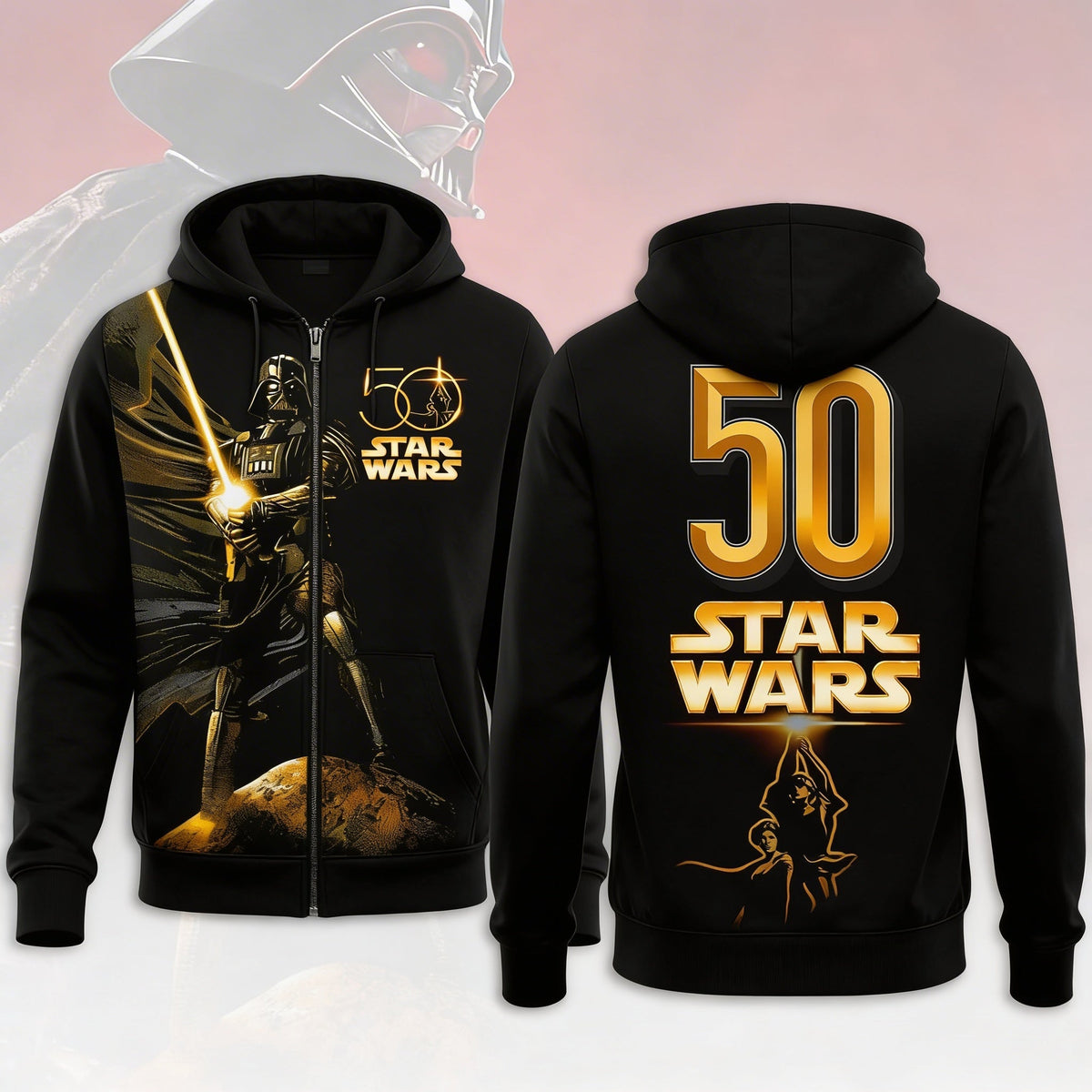 Galactic Saga 50th Anniversary - Personalized All Over Shirt - MNPS0102STW