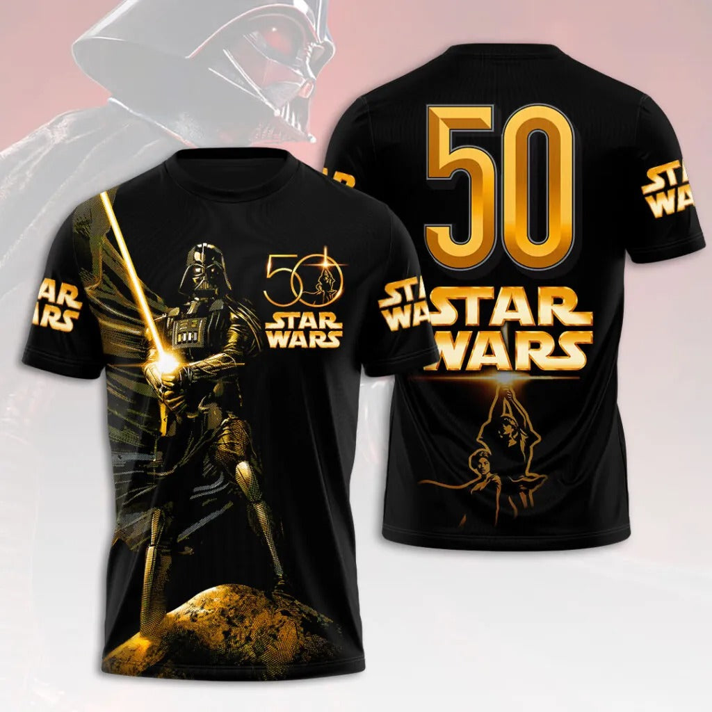 Galactic Saga 50th Anniversary - Personalized All Over Shirt - MNPS0102STW