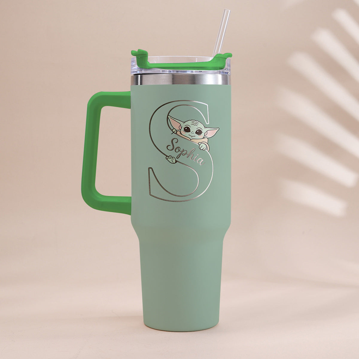Summer Chill Galactic Buddy – Personalized Tumbler With Handle - MNPT0502STW