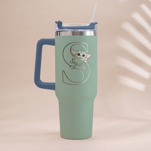 Summer Chill Galactic Buddy – Personalized Tumbler With Handle - MNPT0502STW