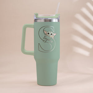 Summer Chill Galactic Buddy – Personalized Tumbler With Handle - MNPT0502STW