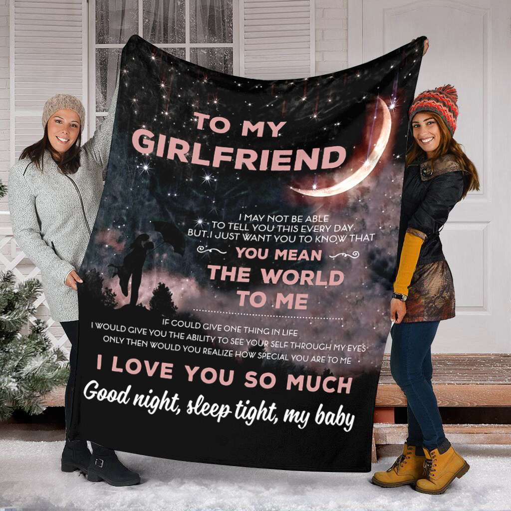 To My Girlfriend - Couple Blanket | 271201