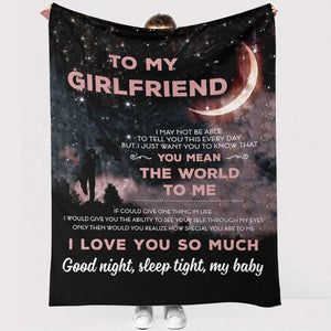 To My Girlfriend - Couple Blanket | 271201