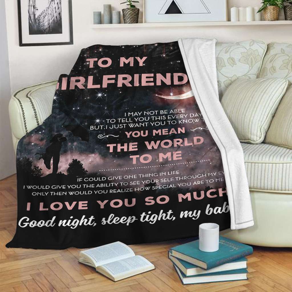 To My Girlfriend - Couple Blanket | 271201