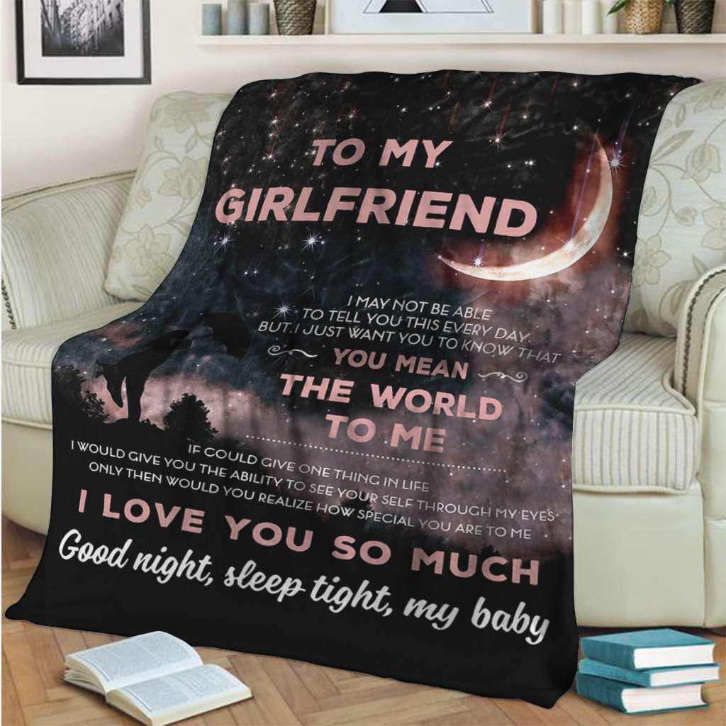 To My Girlfriend - Couple Blanket | 271201