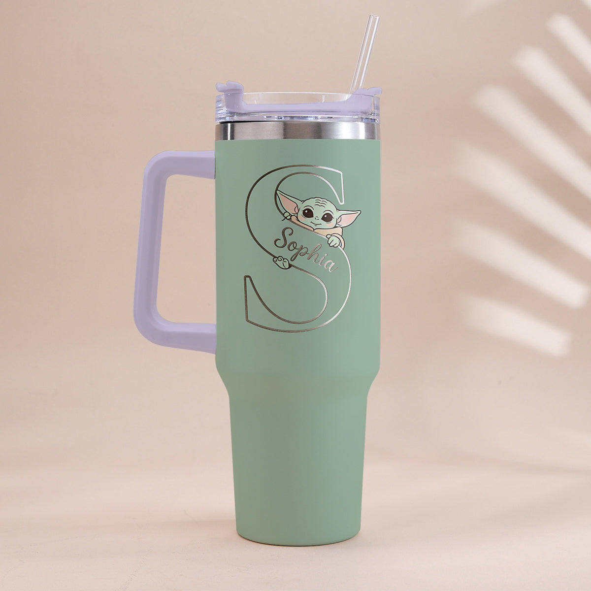 Summer Chill Galactic Buddy – Personalized Tumbler With Handle - MNPT0502STW