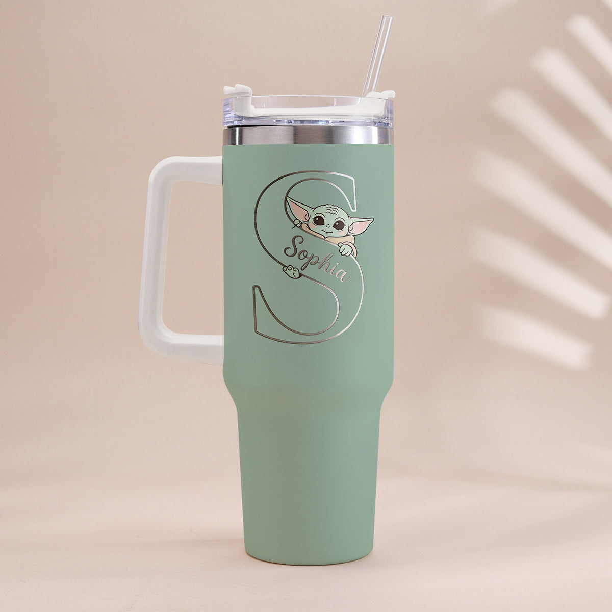 Summer Chill Galactic Buddy – Personalized Tumbler With Handle - MNPT0502STW