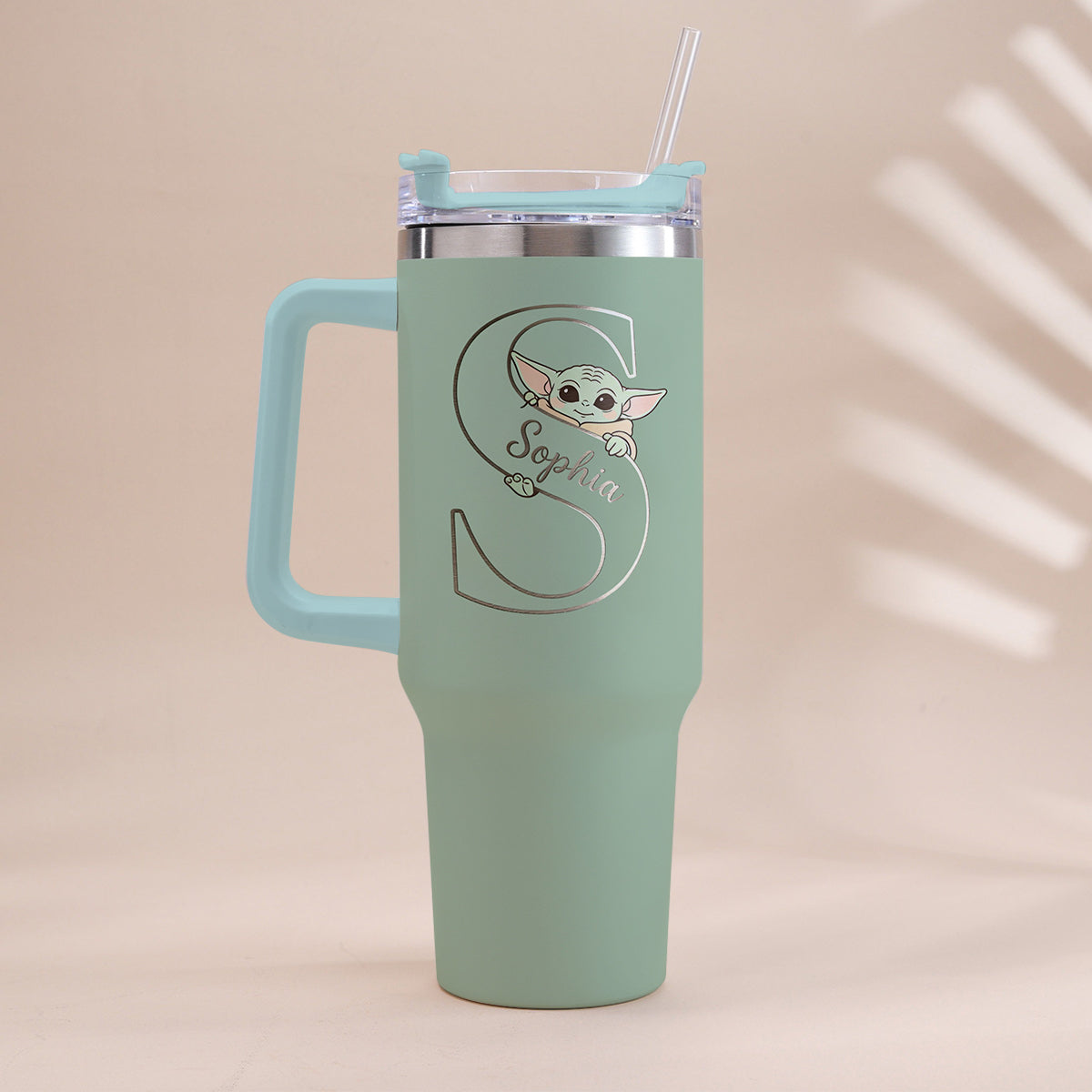 Summer Chill Galactic Buddy – Personalized Tumbler With Handle - MNPT0502STW