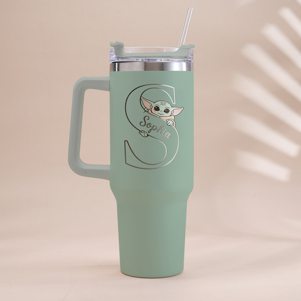 Summer Chill Galactic Buddy – Personalized Tumbler With Handle - MNPT0502STW