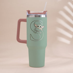 Summer Chill Galactic Buddy – Personalized Tumbler With Handle - MNPT0502STW