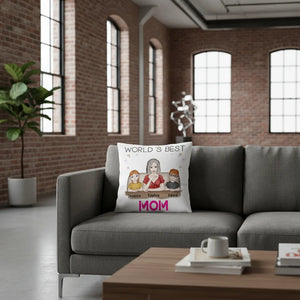 World´s best mom - Personalized Mom Pillow