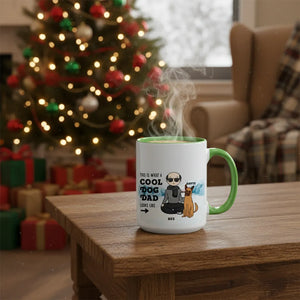 This is what a cool pet dad looks like - Personalized Dad Mug
