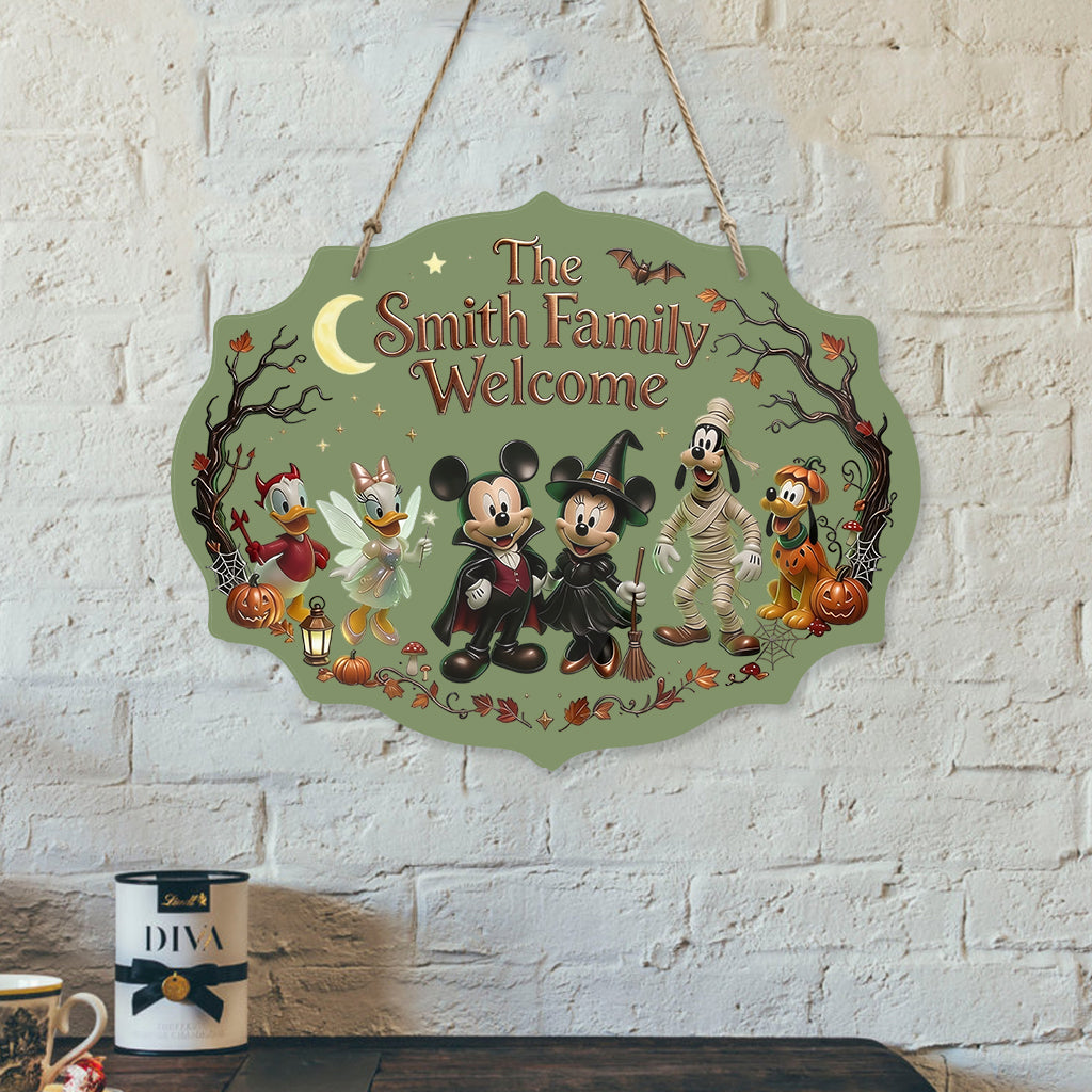 Happy Halloween - Personalized Mouse Luminous Acrylic Sign - NSK10118