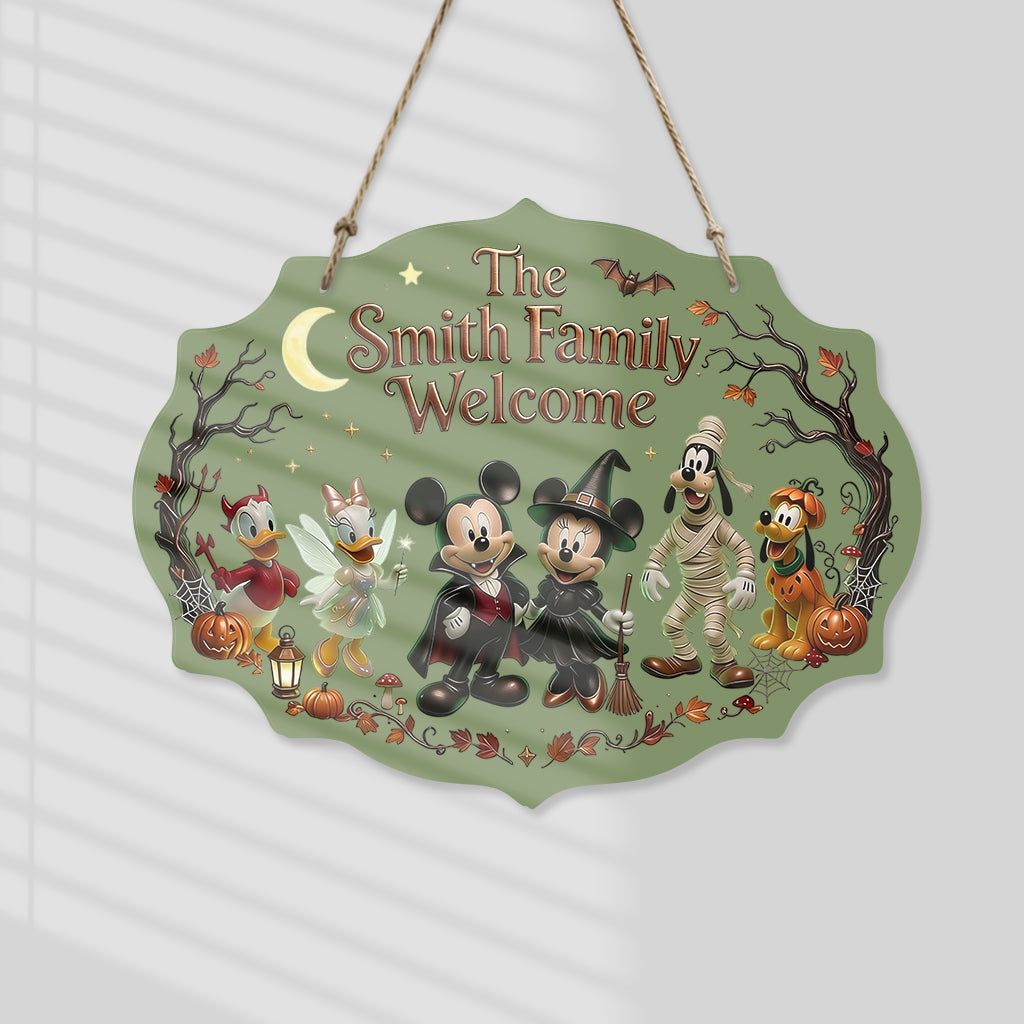 Happy Halloween - Personalized Mouse Luminous Acrylic Sign - NSK10118