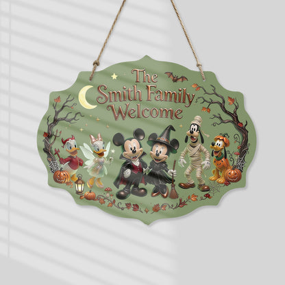 Happy Halloween - Personalized Mouse Luminous Acrylic Sign - NSK10118