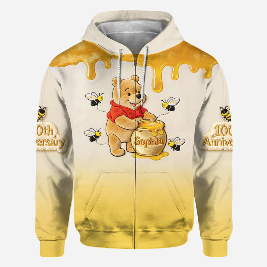 Honey Bear 100th Anniversary - Personalized Mouse All Over Shirt - MNPS0101