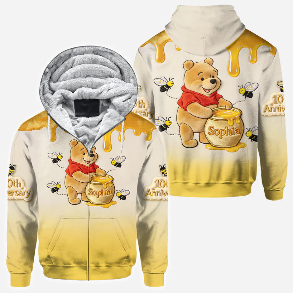 Honey Bear 100th Anniversary - Personalized Mouse All Over Shirt - MNPS0101