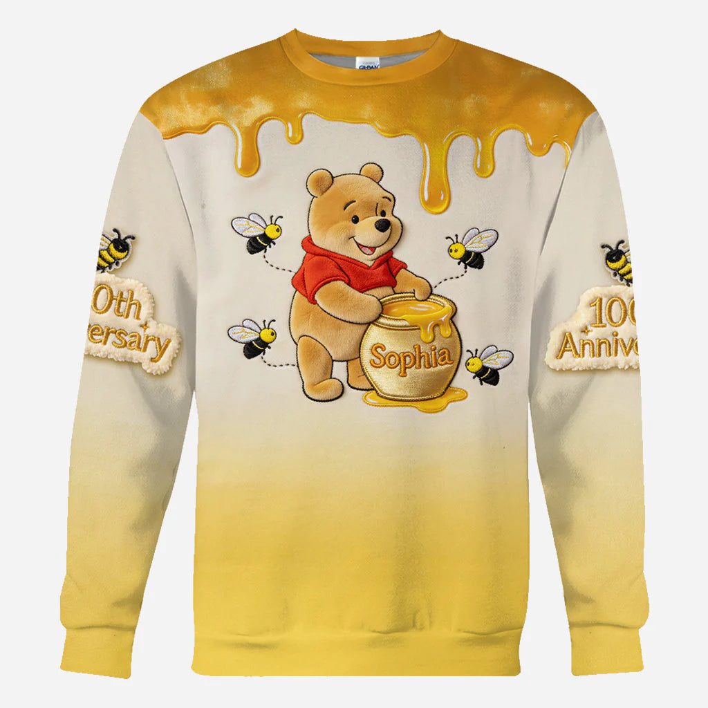 Honey Bear 100th Anniversary - Personalized Mouse All Over Shirt - MNPS0101