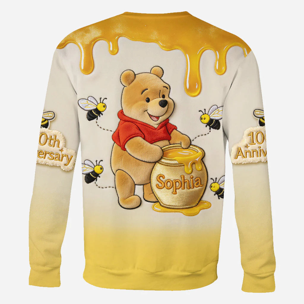 Honey Bear 100th Anniversary - Personalized Mouse All Over Shirt - MNPS0101