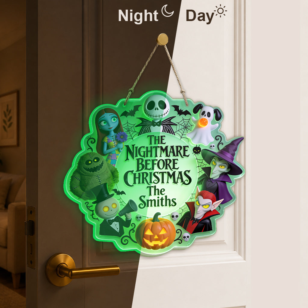 Spooky Nightmare - Personalized Nightmare Luminous Acrylic Sign - NSK10119