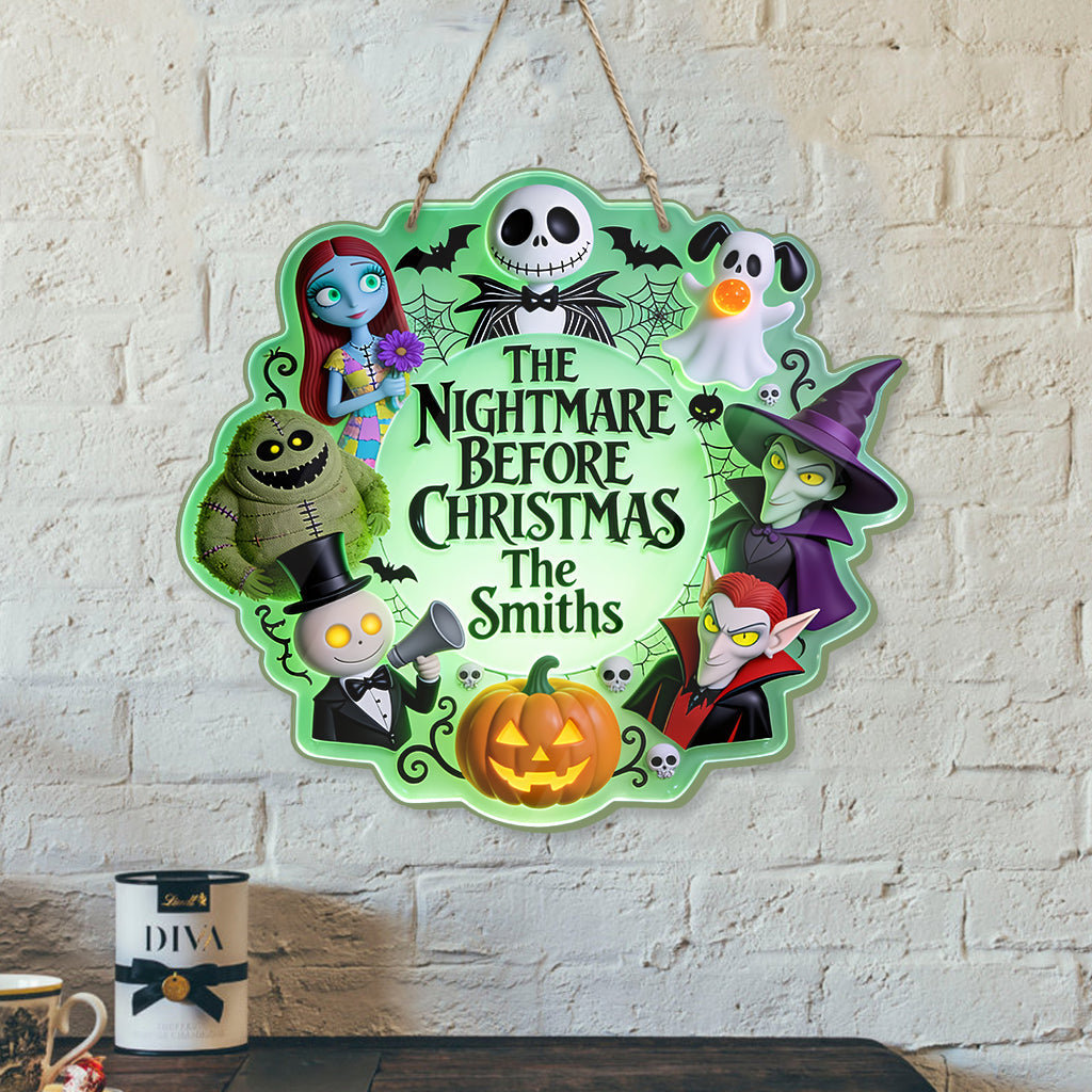 Spooky Nightmare - Personalized Nightmare Luminous Acrylic Sign - NSK10119
