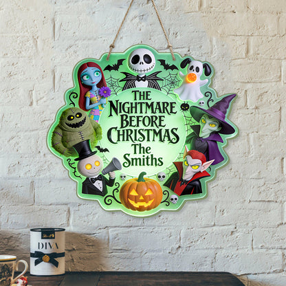 Spooky Nightmare - Personalized Nightmare Luminous Acrylic Sign - NSK10119