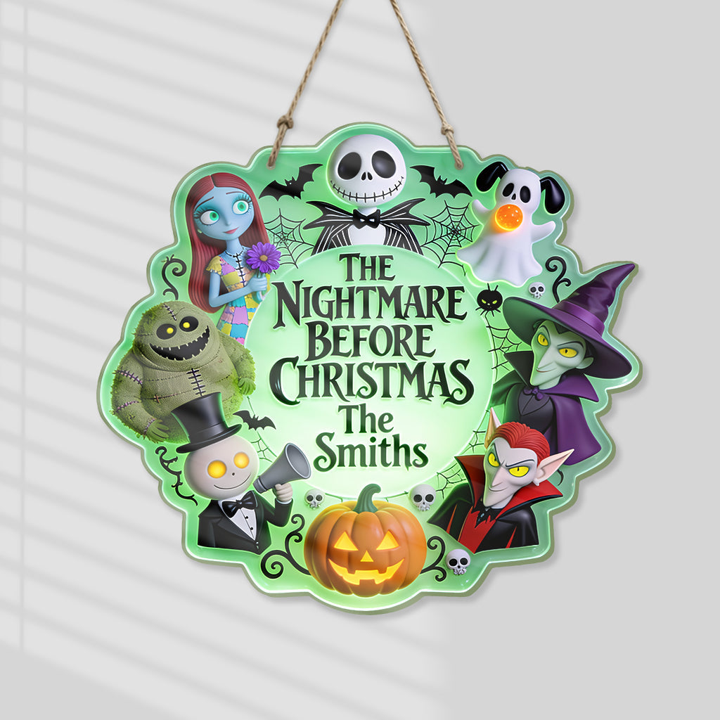Spooky Nightmare - Personalized Nightmare Luminous Acrylic Sign - NSK10119
