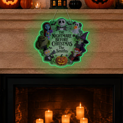 Spooky Nightmare - Personalized Nightmare Luminous Acrylic Sign - NSK10119