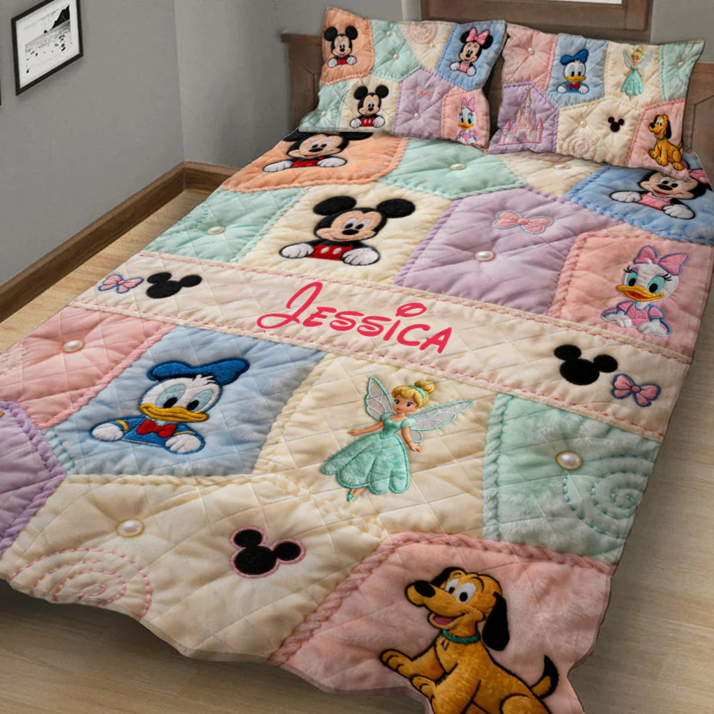 Magical World - Personalized Quilt Set