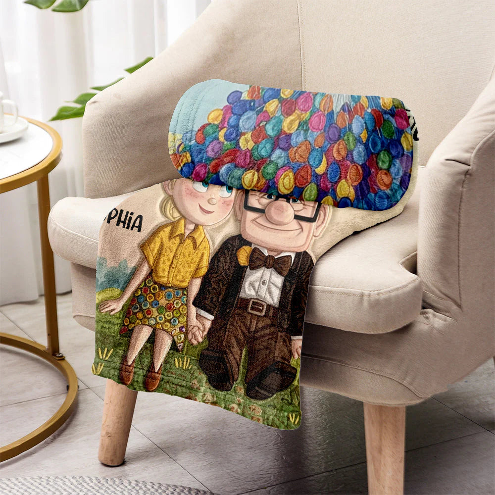 You Are My Greatest Adventure - Personalized Couple Blanket | EAJBLK12006